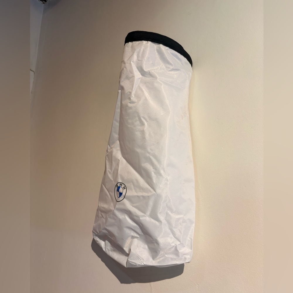BMW white dry bag